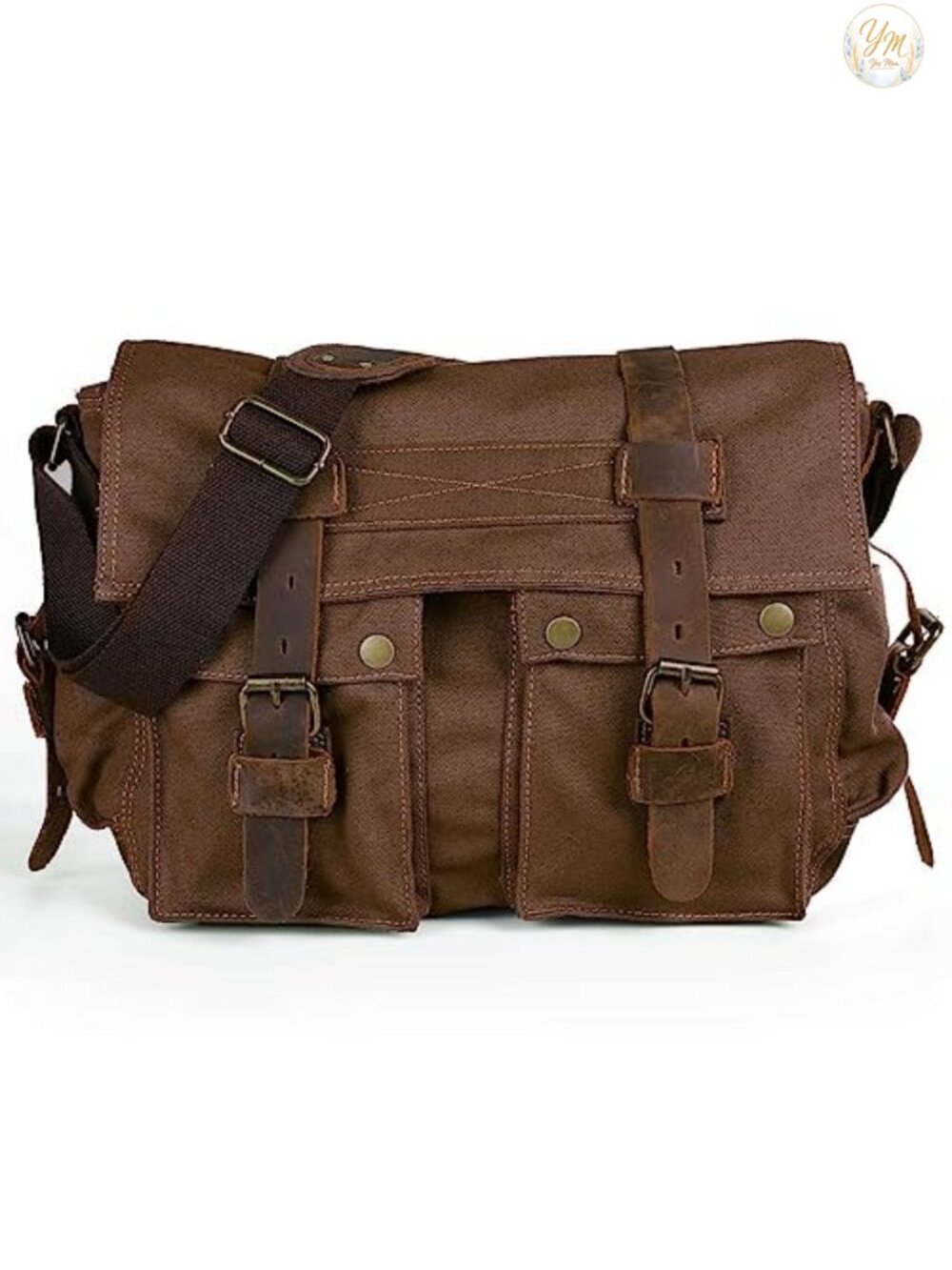 Vintage Waterproof Canvas DSLR SLR Camera Messenger Shoulder Bag